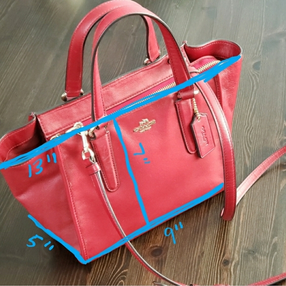 Brand New Coach SMTH Mini Crossbody Red Current - Picture 11 of 11